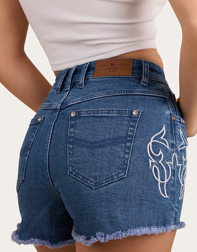 Ringers Western - Gracie Womens Denim Short