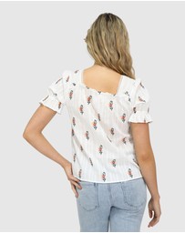 Belle & Bloom - Wild Garden Floral Blouse