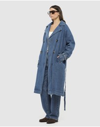 JACANDMOOKI - Dion Denim Trench Coat