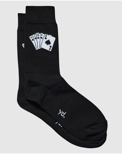 yd. - Royal Flush Pun Sock