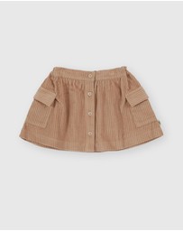 Goldie + Ace - Corduroy Pocket Skirt - Babies-Kids