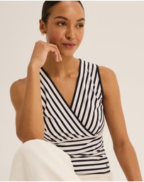 Review - Leila Jersey Stripe Tank Top