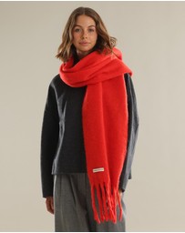 Morgan & Taylor - Ella Woven Scarf in Red