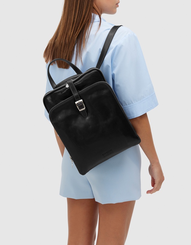 Florence - The Emma Black 3-in-1 Convertible Backpack