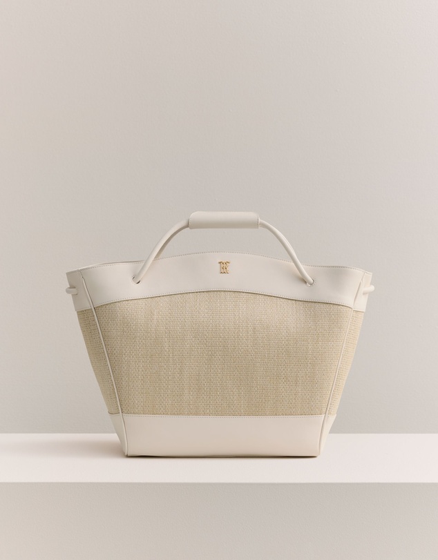 Trenery - Caelis Woven Bag in Alabaster