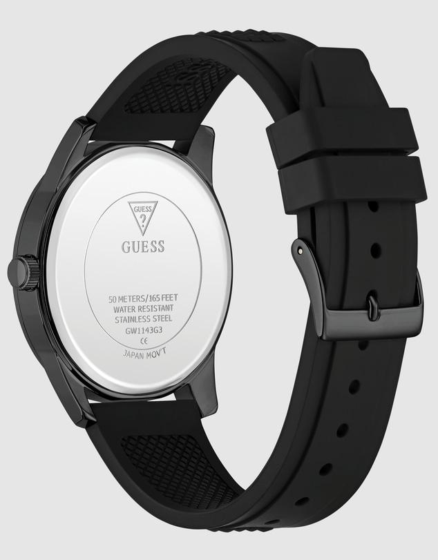 GUESS - GUESS Mens Black Analogue Watch