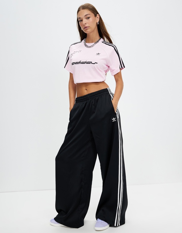 adidas Originals - Satin Wide Leg Track Pants