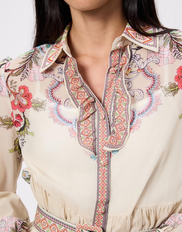 Mossée - Loia Printed Sheer Dress