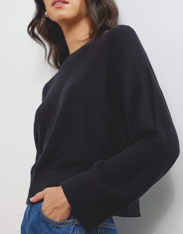 Atmos&Here - Organic Cotton Relaxed Crew Knit