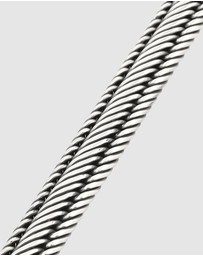 Kuzzoi - ICONIC EXCLUSIVE - Bracelet Male Kingchain 925 Sterling Silver Oxidized