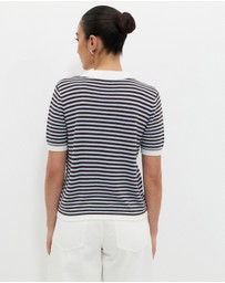 Calli - Talissa Knit Polo Top
