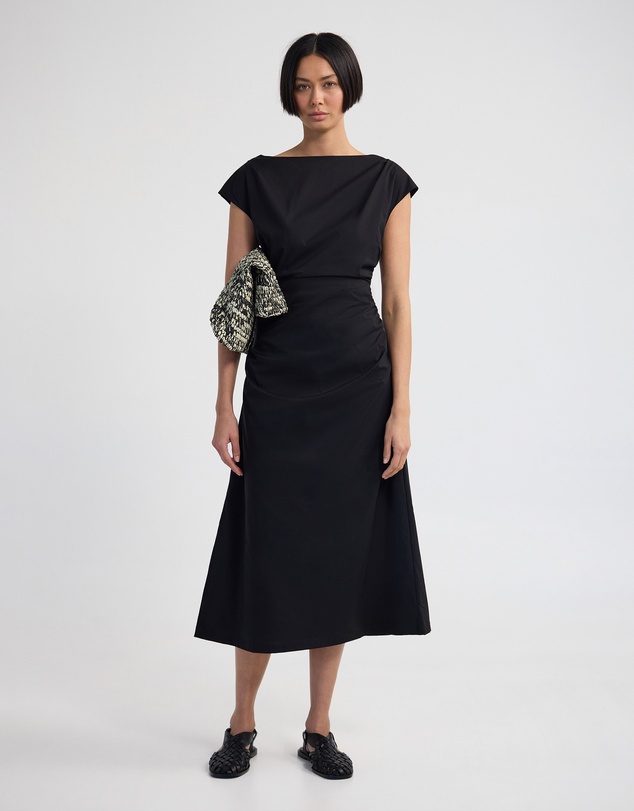 Oxford - Montana Stretch Boatneck Dress
