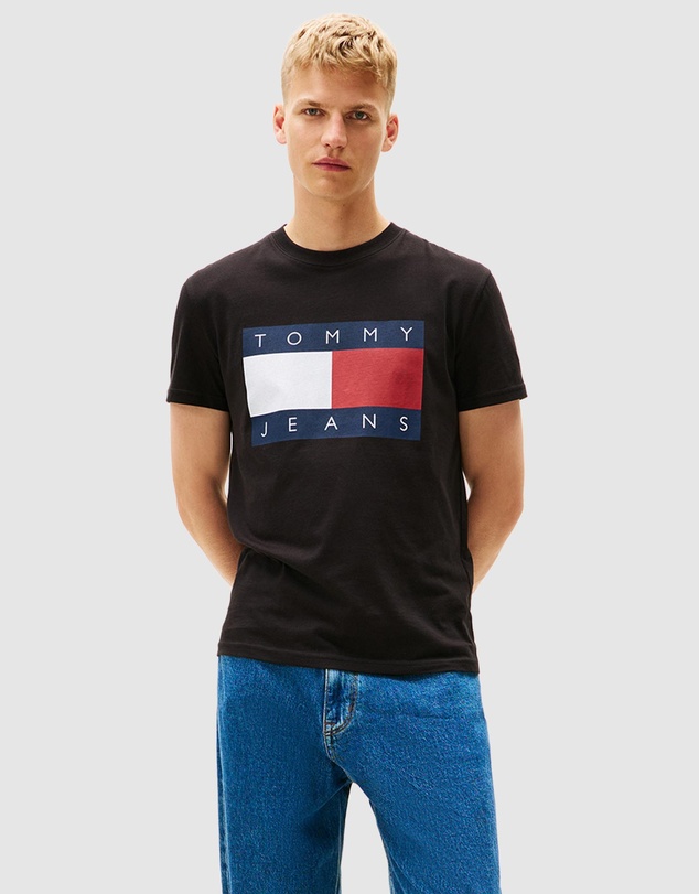 Tommy Jeans - Regular Big Flag Short Sleeve Tee