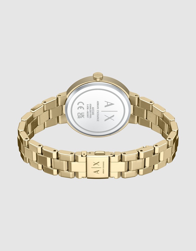 Armani Exchange - Gold Tone Analogue Watch