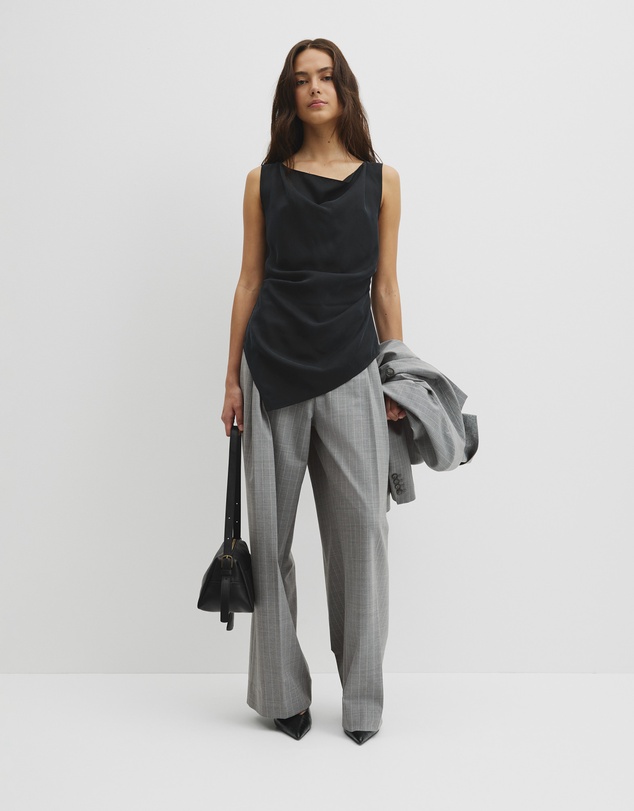 Country Road - Asymmetrical Hem Blouse
