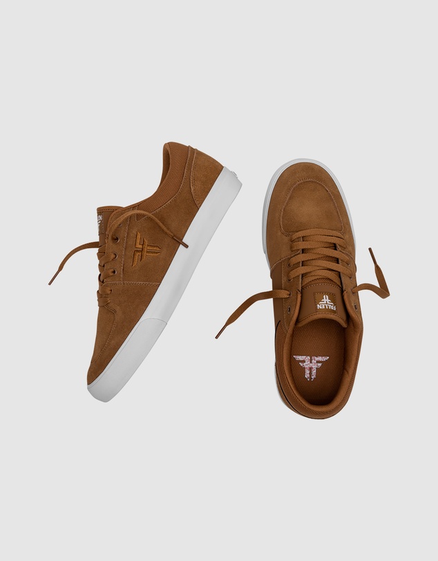 Fallen Footwear - Fallen Footwear Patriot Vulcanized Suede Men Shoes Camel/White