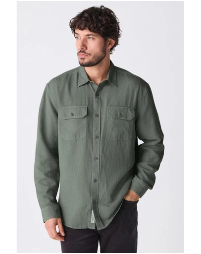 NEXT - Cotton Tencel Blend Long Sleeve Shirt