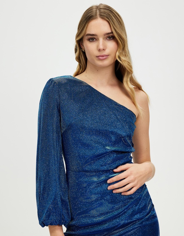 Romance by Honey and Beau - Emmie One Sleeve Dress