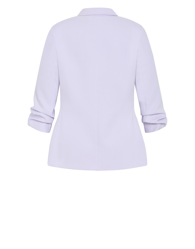 City Chic - Plus size Abbie Blazer - lilac