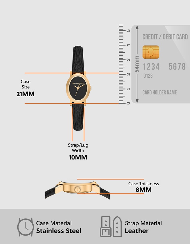 Michael Kors - Maude Black Analogue Watch