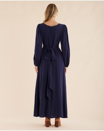 Amelius - Chelsea V Neck Maxi Dress