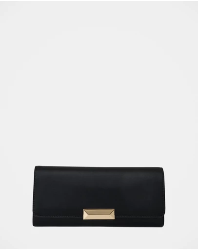 Forever New - Dina Satin Elongated Clutch Bag