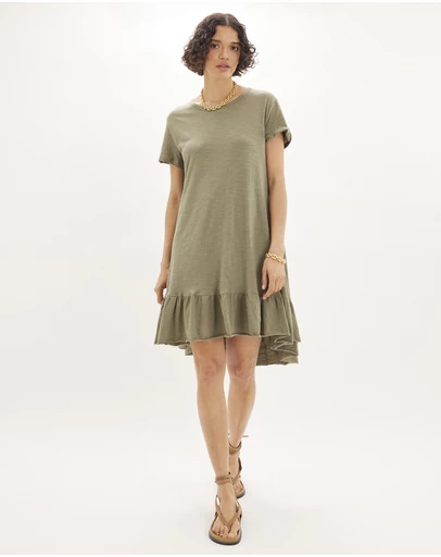Amelius - Montana Ruffled Tee Dress