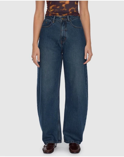 Thrills - Sloane High Rise Barrel Jeans