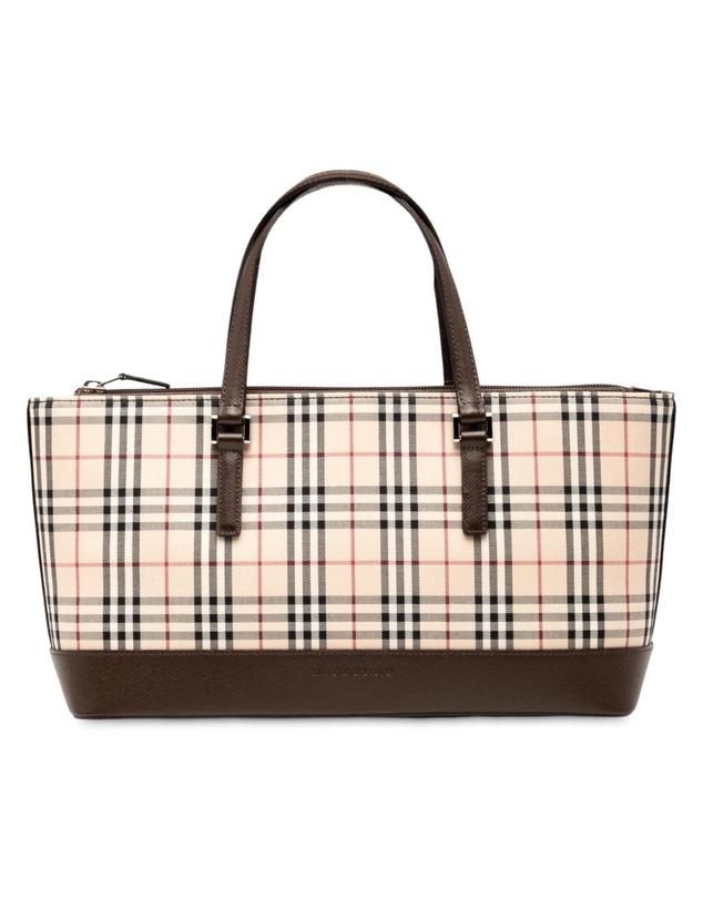 Pre-Loved by Azura Reborn - Pre-Loved House Check Canvas Tote