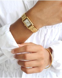 HOUSE OF SLANI - Classic Gold Rectangle Harper Watch