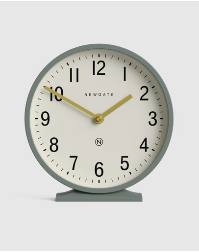 Newgate - Newgate Q Mantel Clock-Asparagus Green