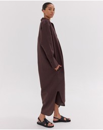 Cloth & Co. - The Shirt Dress Brazil Nut
