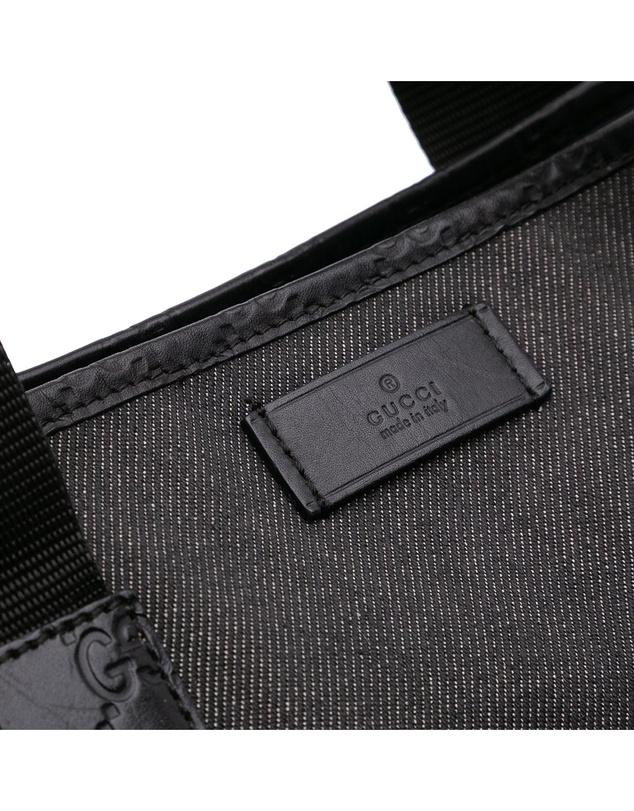 Pre-Loved by Azura Reborn - Pre-Loved Guccissima Trimmed Denim Tote