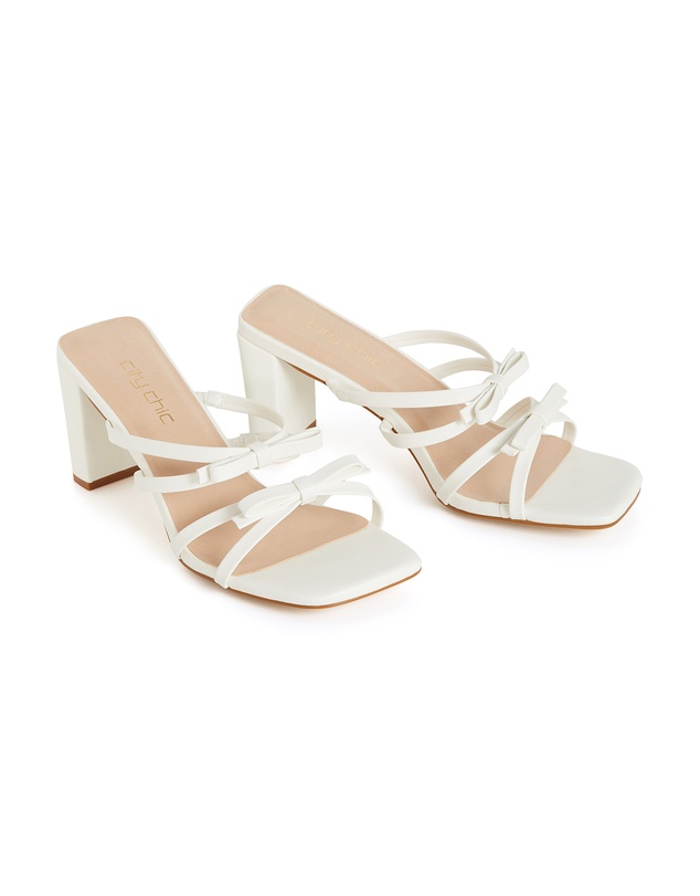 City Chic - WIDE FIT Ava Mule