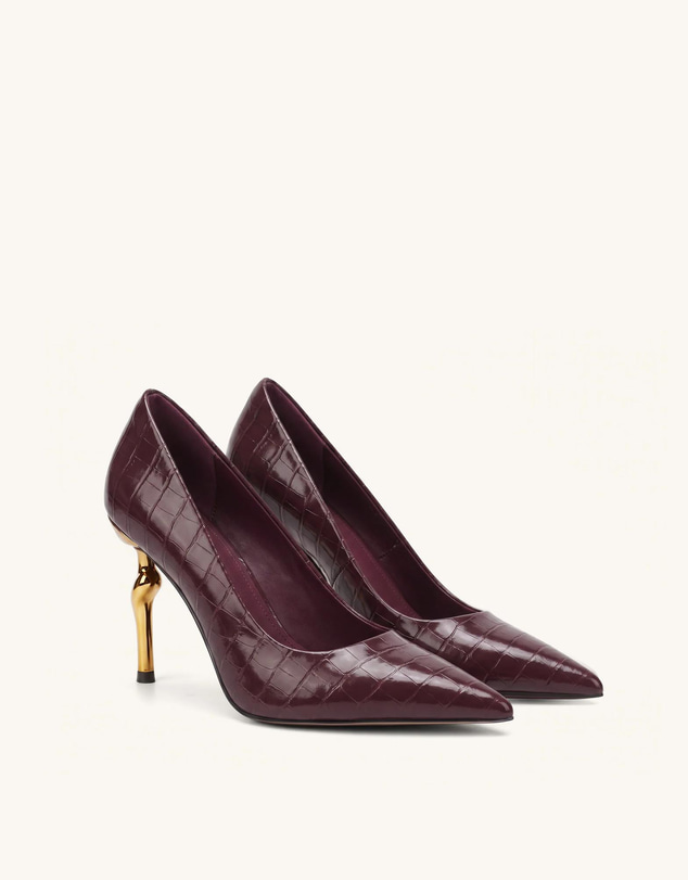 JW PEI - Hazel Croc-Embossed Heels