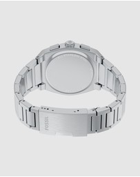 Fossil - Everett Silver Tone Chronograph Watch