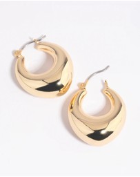 Lovisa - Gold-Plated Creole Hoop Earrings