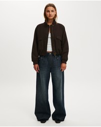 Cotton On - Clover Funnel Neck Bomber