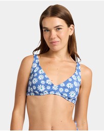 Roxy - Womens Printed Essentials Underwire D Cup Bikini Top