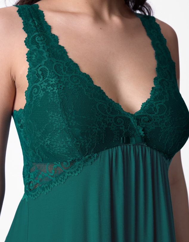 Bras N Things - Kaede Slip - Dark Green
