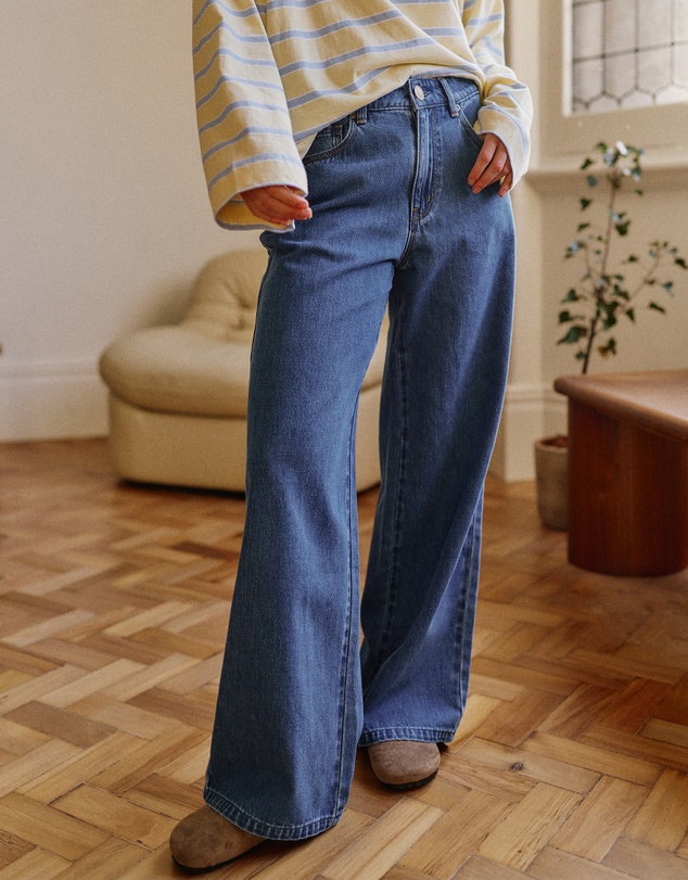 Ceres Life - Willow Soft Wide Leg Jean