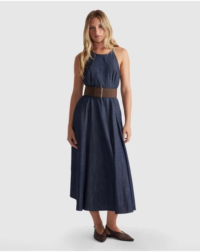 Decjuba - Darcy Denim Maxi Dress