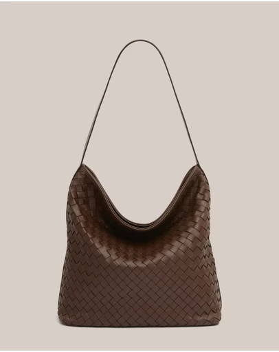 VESTIRSI - Bianca Woven Hobo Chocolate