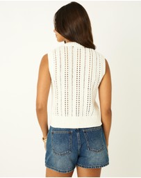 Dazie - Poppy Knit Vest
