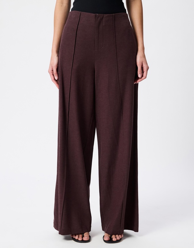 Tussah - Esme Pintuck Linen Blend Wide Leg Pants