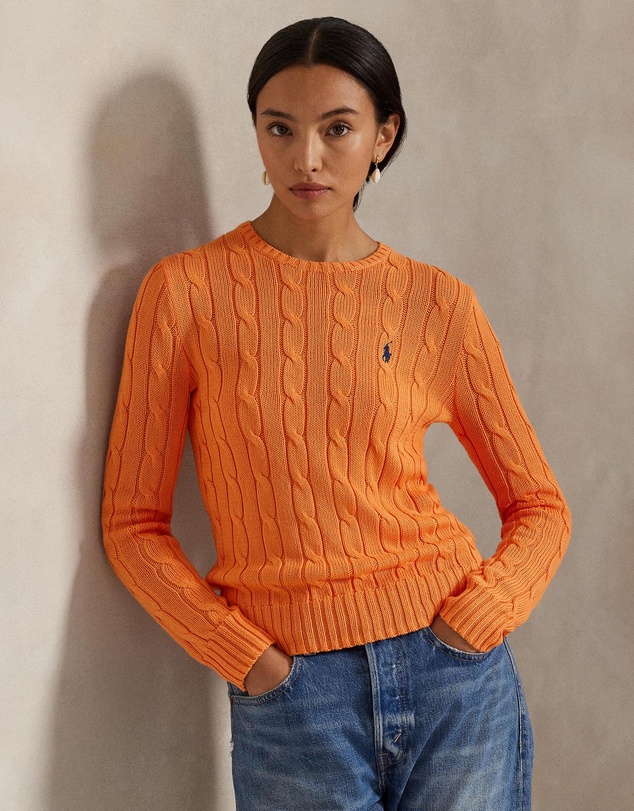 Polo Ralph Lauren - Cable-Knit Cotton Crewneck Sweater