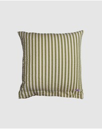 Mosey Me - Seersucker Stripe Euro Pillowcase Set