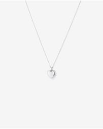 Michael Hill - Diamond Accent Heart locket in Sterling Silver