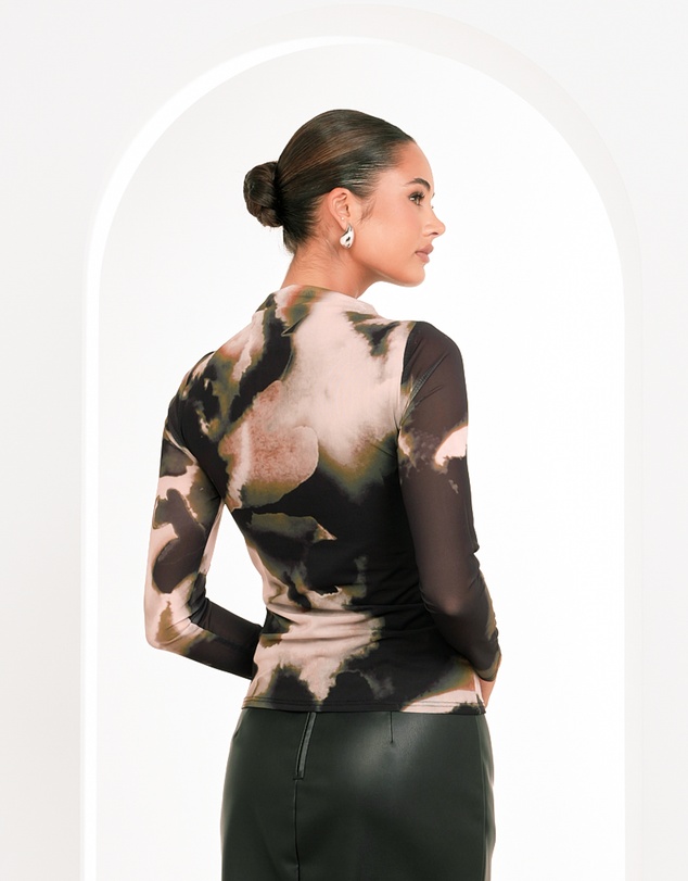 Pilgrim - Hunter Gathered Mesh Top