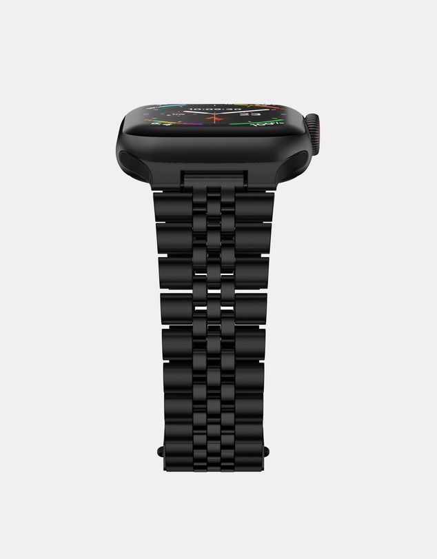 Friendie - Stainless Steel Link Bracelet Band - The Perth - Apple Watch Compatible